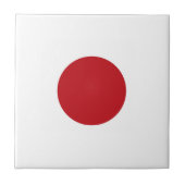 Japanse vlag tegeltje (Voorkant)