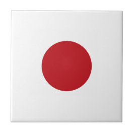 Japanse vlag tegeltje