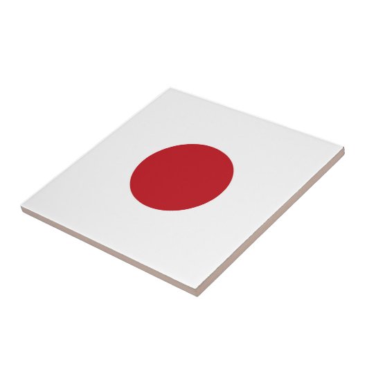 Japanse vlag tegeltje (Zijkant)