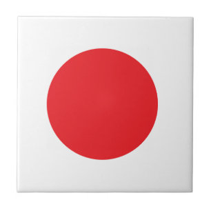 Japanse vlag tegeltje