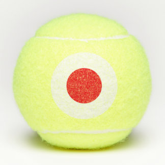Japanse vlag tennisballen
