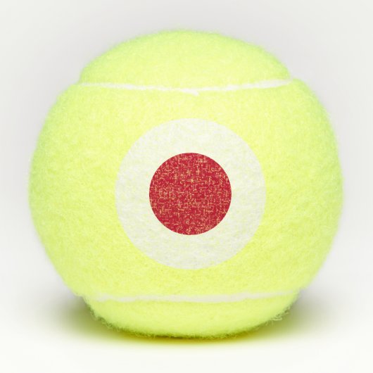 Japanse vlag tennisballen (Voorkant)