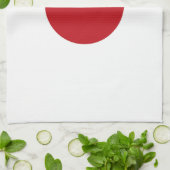 Japanse vlag theedoek (Gevouwen)