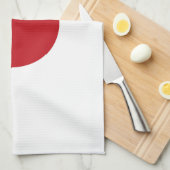 Japanse vlag theedoek (Quarter Fold)