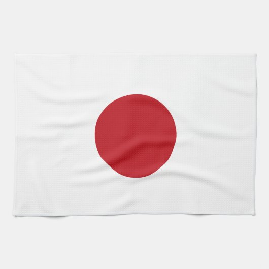 Japanse vlag theedoek (Horizontaal)