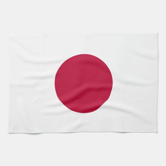 Japanse vlag theedoek (Horizontaal)