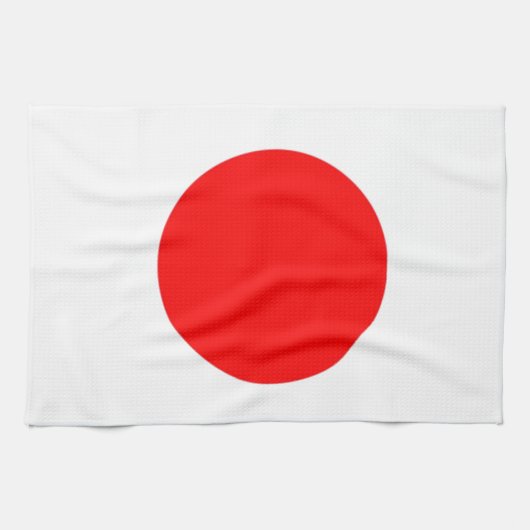 Japanse vlag theedoek (Horizontaal)