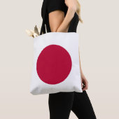 Japanse vlag tote bag (Dichtbij)