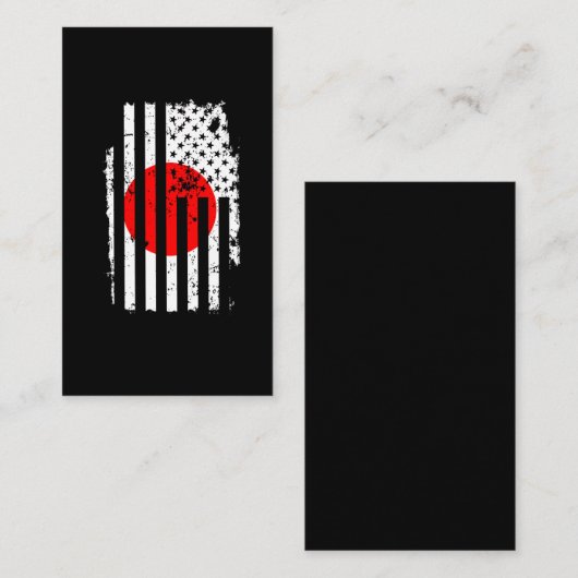  Japanse vlag Visitekaartje (Voorkant / Achterkant)