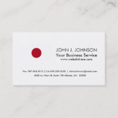 Japanse vlag visitekaartje (Voorkant)