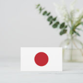 Japanse vlag visitekaartje (Staand voorkant)
