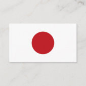 Japanse vlag visitekaartje (Voorkant)