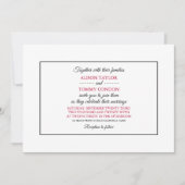 Japanse vlag, vlag van Japan Huwelijk Kaart (Voorkant)