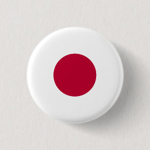 Japanse vlag, vlag van Japan Ronde Button 3,2 Cm