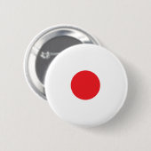 Japanse vlaggenknop ronde button 5,7 cm (Voorkant /achterkant)