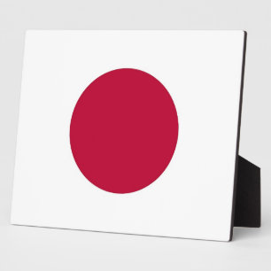 Japanse vlaggenplak fotoplaat