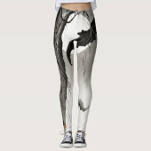 JAPANSE VLEERMUIS PRINT DESIGNER LEGGINGS (Voorkant)