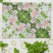 Japanse vleugelbloemen - theedoek (Gevouwen)