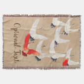 Japanse vliegende kranen deken (Voorkant)