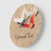 Japanse vliegende kranen grote klok (Hoek)