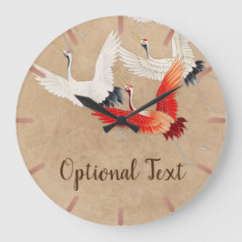 Japanse vliegende kranen grote klok