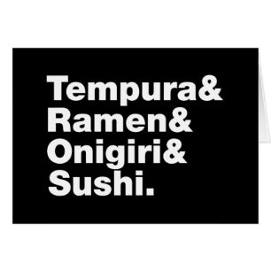 Japanse voedingsmiddelen Tempura & Ramen & Onigiri