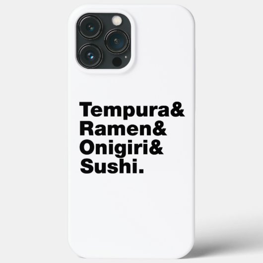 Japanse voedingsmiddelen Tempura & Ramen & Onigiri Case-Mate iPhone Case (Achterkant)