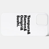 Japanse voedingsmiddelen Tempura & Ramen & Onigiri Case-Mate iPhone Case (Achterkant (horizontaal))
