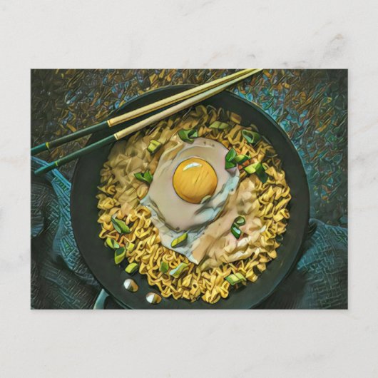 Japanse Voedsel Kunst Briefkaart (Voorkant)