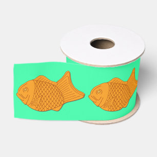 Japanse Voedsel Thema Taiyaki Vis Snack Grosgrain Lint