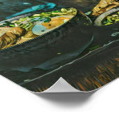 Japanse voedselkunst poster (Hoek)