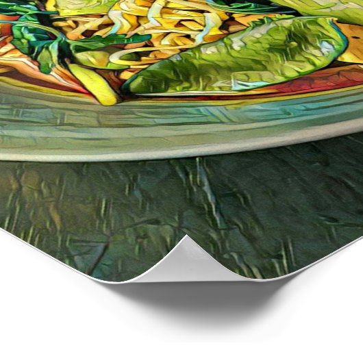 Japanse voedselkunst poster (Hoek)