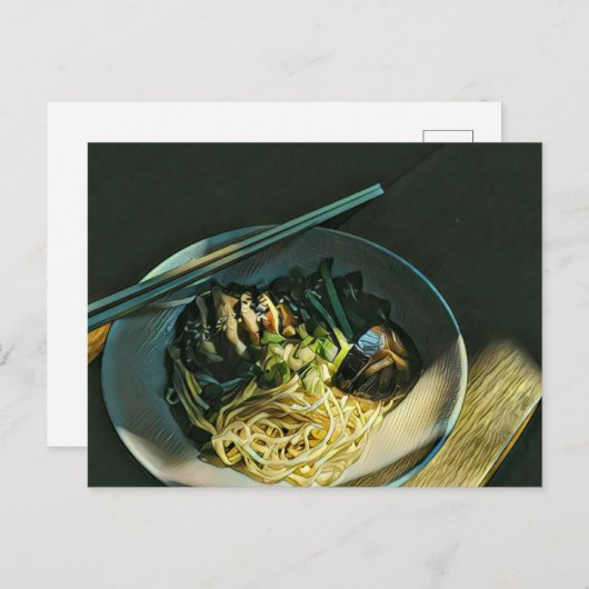 Japanse voedselovers briefkaart (Voorkant / Achterkant)