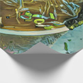 Japanse voedselovers cadeaupapier (Hoek)