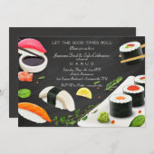 Japanse voedselpartij kaart (Voorkant / Achterkant)