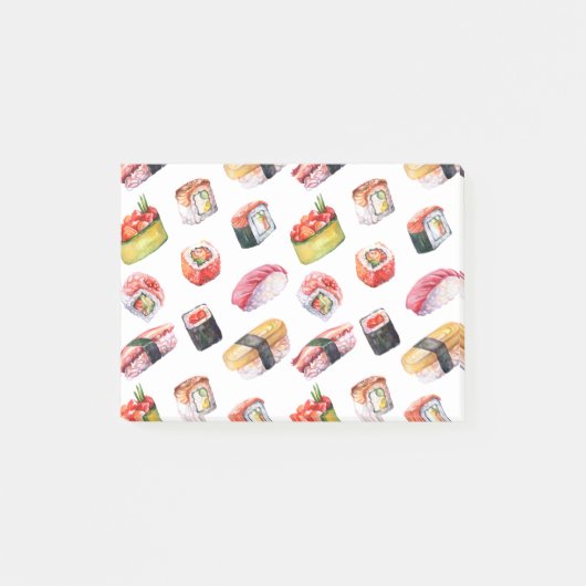 Japanse voedselsushi en nigiri post-it® notes (Voorkant)