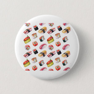 Japanse voedselsushi en nigiri ronde button 5,7 cm