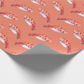 Japanse voedselsushi met garnaal Abi Cadeaupapier (Hoek)