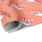 Japanse voedselsushi met garnaal Abi Cadeaupapier (Rol Hoek)