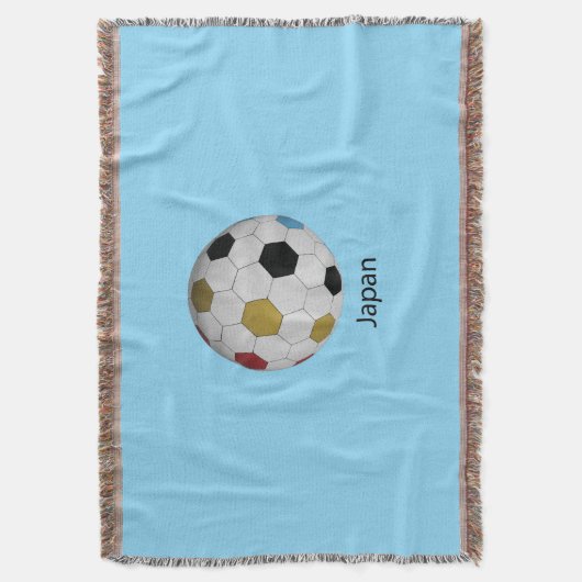 Japanse Voetbal Deken (Voorkant Verticaal)