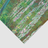 Japanse voetbalbrug, 1899, van Claude Monet Tissuepapier (Detail)