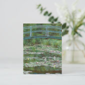 Japanse voetbalbrug Claude Monet French Art Briefkaart (Staand voorkant)