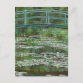 Japanse voetbalbrug Claude Monet French Art Briefkaart (Voorkant)