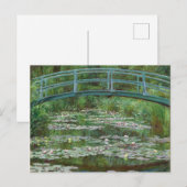 Japanse voetbalbrug Claude Monet French Art Briefkaart (Voorkant / Achterkant)