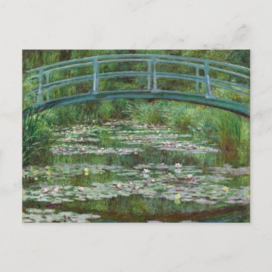 Japanse voetbalbrug Claude Monet French Art Briefkaart (Voorkant)
