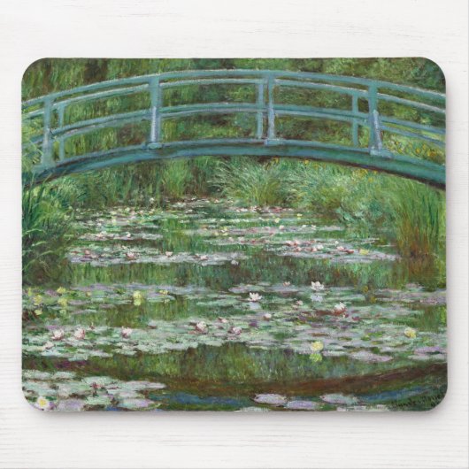Japanse voetbalbrug Claude Monet French Art Muismat (Voorkant)