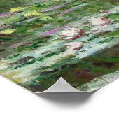 Japanse voetbalbrug Claude Monet French Art Poster (Hoek)