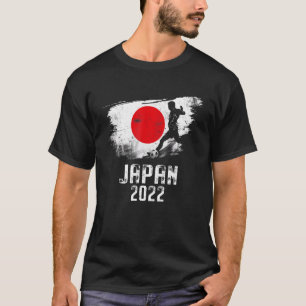 Japanse voetbalclub 2022 wereldvoetbal t-shirt