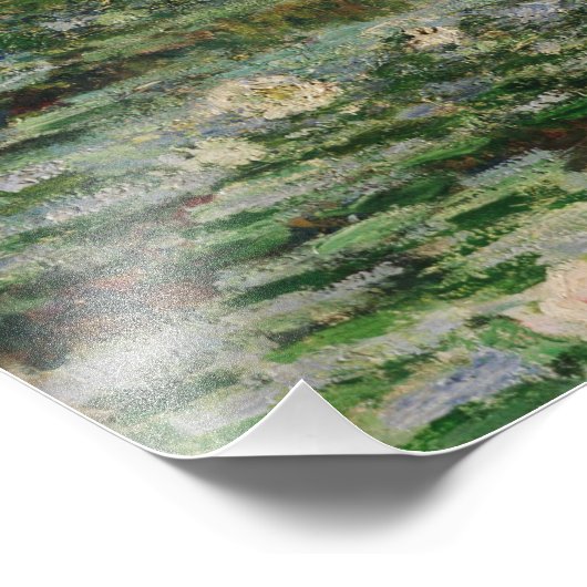 Japanse Voetbrug en waterLily Pool van Monet Foto Afdruk (Hoek)