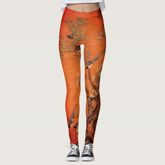 JAPANSE VOGEL LEGGINGS (Voorkant)